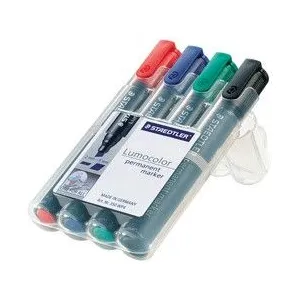 Comparateur de prix : Staedtler Staedtler Marqueur Permanent Lumocolor 350, ¿Tui De 4