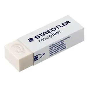 Comparateur de prix : STAEDTLER - Gomme en plastique rasoplast 526 B40, blanc