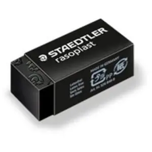 Comparateur de prix : Staedtler gomme rasoplast b40 black line noire par 1 526 b40-9