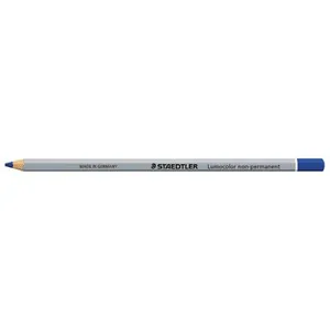 Comparateur de prix : Staedtler - Crayon Non Permanent Lumocolor Omnichrom Bleu - Boite De 12