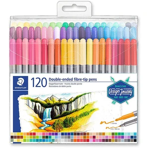 STAEDTLER Feutre double pointe Design Journey, étui de 120 () pas cher