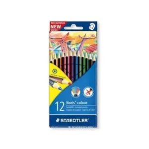 Staedtler 185 c12 - noris plumier avec 12 couleurs assorties pas cher
