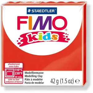 Comparateur de prix : Staedtler Pâte pour enfant FIMO®, rouge, 42gr - Pâte à modeler - 78522