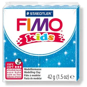 Staedtler fimoâ kids pâte à modeler 42 g bleu pailleté 8030-312