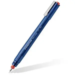 Stylo technique pointe tubulaire fine Staedtler Rouge pas cher