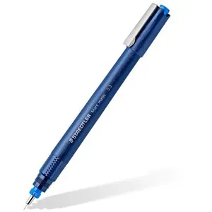 Stylo technique pointe tubulaire super-fine Staedtler Bleu pas cher