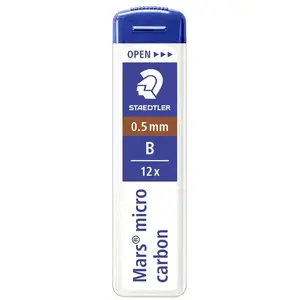 Staedtler Etui De 12 Mines 0,5 Mm B Mars Micro Carbon 250 pas cher