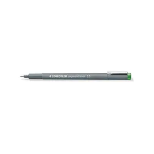 Comparateur de prix : Stylo feutre STAEDTLER Pigment Liner 308 pointe calibrée 0,5 mm Vert