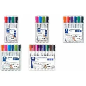 Comparateur de prix : STAEDTLER Marqueur tableau blanc 351 Lumocolor, étui de 4