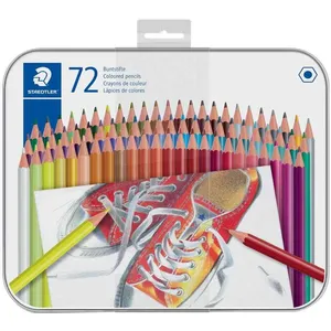 Staedtler Staedtler Crayon De Couleur Hexagonal, Étui En Métal De 72 pas cher