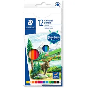 Comparateur de prix : STAEDTLER Crayon couleur Design Journey, étui carton de 12