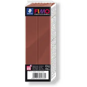 Rayher 34448542 Fimo Professional Grand Bloc, Chocolat, 454g