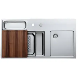 Rieber waterstation Évier de cuisine, 72016616, cubic 980 pas cher