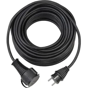 Comparateur de prix : Brennenstuhl 1169900 BREMAXX Cordon prolongateur IP44, Noir, 25 m
