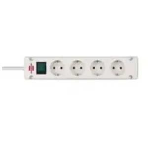 Brennenstuhl Bremounta Extension Socket 4-way white 1.5m H05VV-F 3G1.5 pas cher