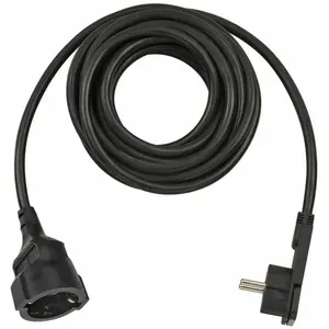 Comparateur de prix : Brennenstuhl - rallonge courte avec fiche plate coudée 5m H05VV-F3G1.5 noir - 1168980050
