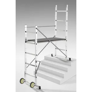 Comparateur de prix : Echafaudage roulant pour escalier 3m en aluminium Hailo HobbyStep H3