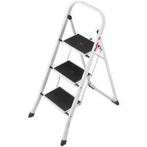 Comparateur de prix : Marche pied pliant en acier HAILO K20 3 marches - antidérapant et stable