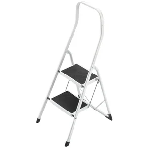 Comparateur de prix : HAILO Marche pied 2 marches design pliable en acier Safety