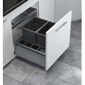 Comparateur de prix : Collecteur de déchets Hailo 3620811 Separato-K 600 Insert 2x 20 litres...