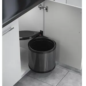 Comparateur de prix : Collecteur de déchets Hailo 3512071 Mono 12 litres gris foncé noir