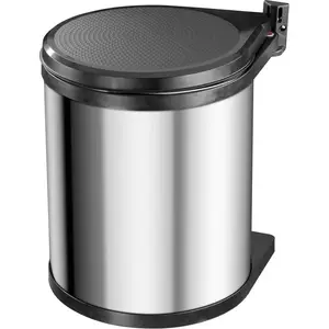 Comparateur de prix : Hailo Poubelle Compact-Box Taille M 15 L Acier Inoxydable 3555-101