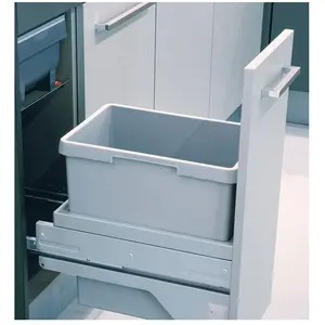 Comparateur de prix : Poubelle de cuisine coulissante encastrable 30L Hailo Euro Cargo S