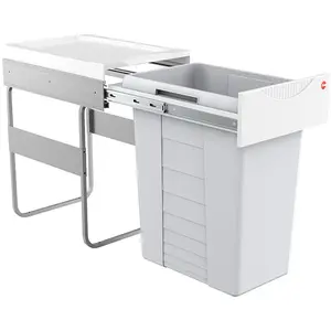 Comparateur de prix : Poubelle de cuisine encastrable 40L Hailo Easy Cargo Hailo