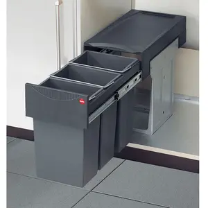 Comparateur de prix : Hailo 3666131 - AS Terzett - 10L/10L/10L - Gris foncé Collecteur de dé...