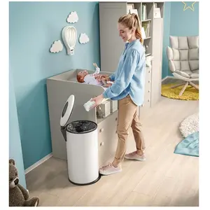 Hailo - Poubelle de cuisine design à pédale 25L Fresh l pas cher