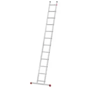 Comparateur de prix : HAILO Echelle simple 12 échelons 4m30 en aluminium professionnelle Pro...