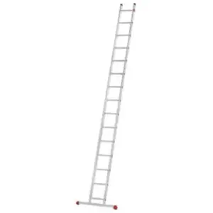 Comparateur de prix : HAILO Echelle simple 15 échelons 5m15 en aluminium professionnelle Pro...