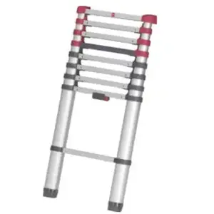 Comparateur de prix : Hailo Echelle Marchepied Télescopique FlexLine 260 264 cm Aluminium 7113-091