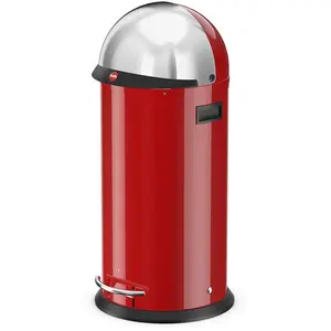 HAILO Poubelle KickVisier 50L rouge avec seauVendu parhailo