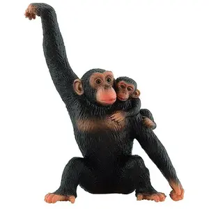 Comparateur de prix : Jouet - BULLYLAND - Chimpanzé avec bébé - Modèle B63594 - Intérieur - Mixte