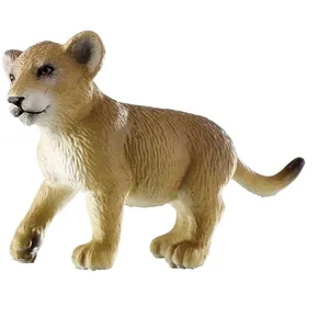 Figurine Lionceau - BULLYLAND - 6 cm - Marron, Blanc et Noir - Personnages miniature - ANIMAUX