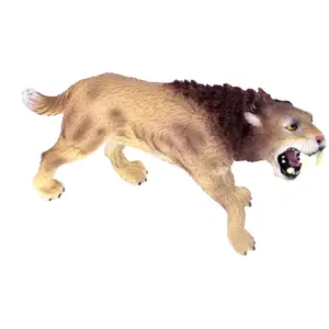 Bullyland Le Monde Prehistorique Figurine Tigre A Dents De Sabre - 11 Cm pas cher