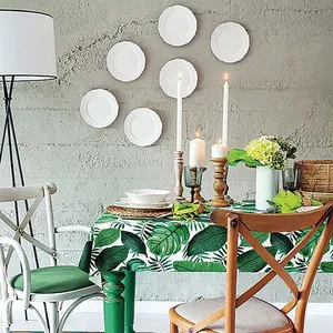Comparateur de prix : D-C-TABLE Nappe toile cirée ronde Manhattan Java - 150 cm