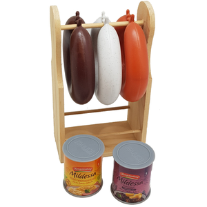 Barrutoys Tanner Présentoir saucisses pour marchande enfant Le petit marchand bois pas cher