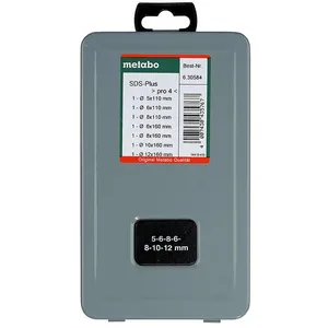 Comparateur de prix : metabo Assortiment de forets SDS (7 forets)coffret métallique pour marteau TU