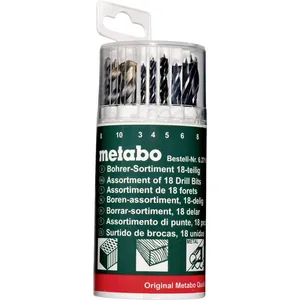 Comparateur de prix : Metabo Assortiment de forets, 18 pièces Metabo - 627190000