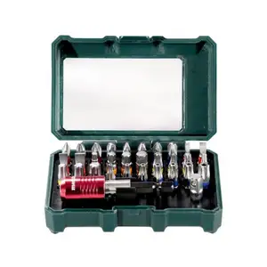 Comparateur de prix : Coffret d'embouts « SP », 29 pièces + Mini Flash light metabo