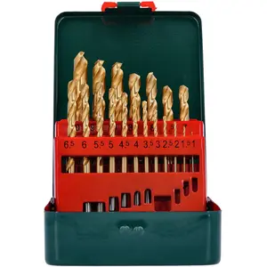 Comparateur de prix : Metabo Cassette de forets HSS-TiN, 19 pièces - ...