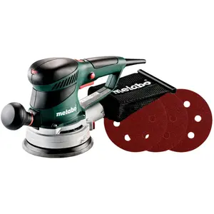 Metabo SXE 450 TURBOTEC SET 690871000 Ponceuse excentrique + accessoires 350 W Ø 150 mm