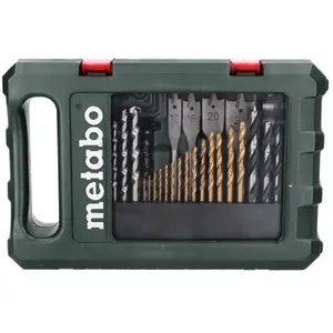 METABO Coffret d'accessoires - 86 pièces - 14 forets à métaux HSS-TIN pas cher