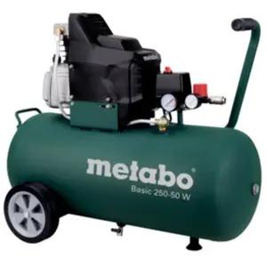 Comparateur de prix : Compresseur à pistons avec huile 50 l 1.5 kW 8 bar Basic 250-50 W Metabo