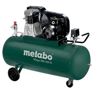 Metabo - Compresseur 3 kW 11 bar 395 l/min cuve 200 l - Mega 580-200 D pas cher