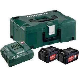 Comparateur de prix : Ensemble de 2 batteries et chargeur Metabo 18V 4,0Ah Li-ion CAS