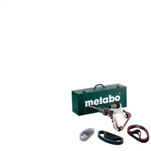 Comparateur de prix : Ponceuse à tubes Metabo rbe 15-180 Coffret avec set d'accessoires - 602243500