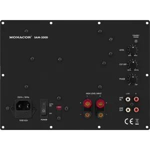 Monacor international Module actif subwoofer digital, 420 WMAX, 300 W... pas cher